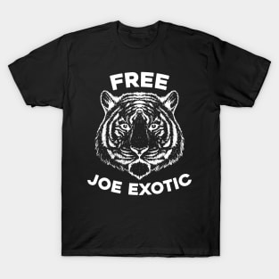 Free Joe with Tiger Exotic Animal Park Tiger T-Shirt